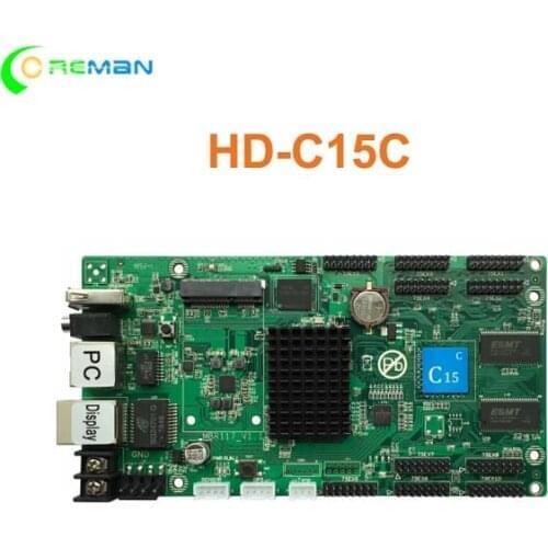 HD C15C 384*320 dots led card 4 GB Memory P4.81 outdoor light pole led screen