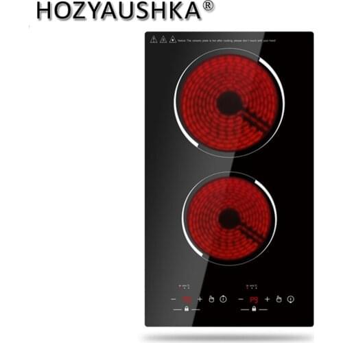 HOZYAUSHKA 1200+1800W double-head high-power electric ceramic stove touch control wide range of use