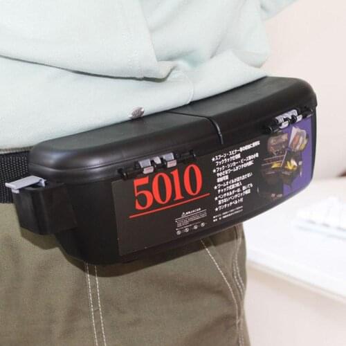 Fishing Tackle Box Storage Fishing Lures Baits Spoons Hooks Reels Storage Bag Tackle Box Waist Belt Fishing Accessory
