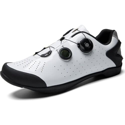 BETOOSEN Mens Womens Lock-Free Cycling Shoes MTB Spin Shoes Road Bike Shoes Cycling Sneakers with Quick lace