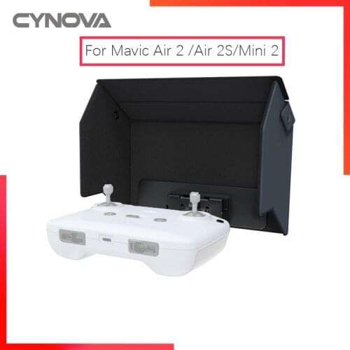 Cynova Upgrade Mavic Air 2S/Mini 2 Remote Control Cover Sun Shade Phone Monitor Hood For DJI Air 2 Sun Hood Drone Accessories