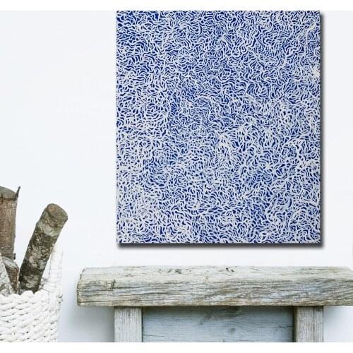 Fashion Wall Art Kusama Yayoi Rain_xt Painting for Living Room Home Decoration Oil Painting on Canvas Wall Painting Unframed