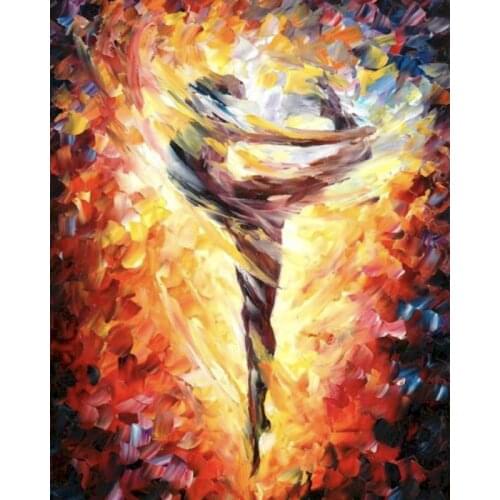 GATYZTORY 60x75cm Paint By Numbers For Adults Abstract Figure Picture On Canvas Coloring By Numbers Home Decor Acrylic paints