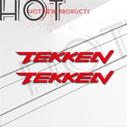 New Motorcycle Sticker Body Reflective Waterproof Body fuel tank logo sticker Kit For TEKKEN scooter tekken game play sign decal