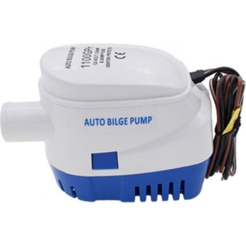 Fully Auto Bilge Pump 1100GPH DC 12V Electric Water Pump For Aquario Submersible Seaplane Motor Homes Houseboat Boat