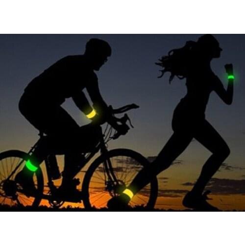 Night Reflective Safety Belt Night Run Armband For Outdoor Sports Night Running Cycling Jogging Arm Strap Luminous Arm Band
