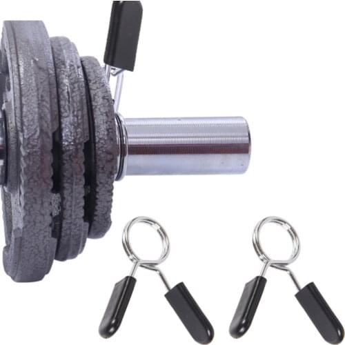 2Pcs 25mm Spinlock Collars Barbell Collar Lock Dumbell Clip Clamp Weight Lifting Bar Gym Dumbbell Fitness Spring Collar Clip HOT