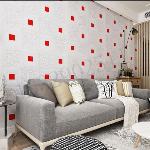 Self-Adhesive Roof Wall Sticker 3D Stereo Ceiling Wallpaper Foam Sticker Panel Living Room Home House Decor Bedroom TV Kid
