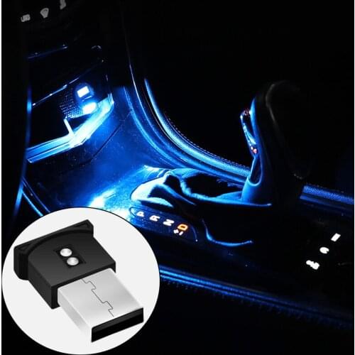 USB LED Car Atmosphere Light Foot Lamp For Chevrolet Cruze Aveo Lacetti Captiva Cruz Niva Spark Orlando Epica Sail Sonic Lanos