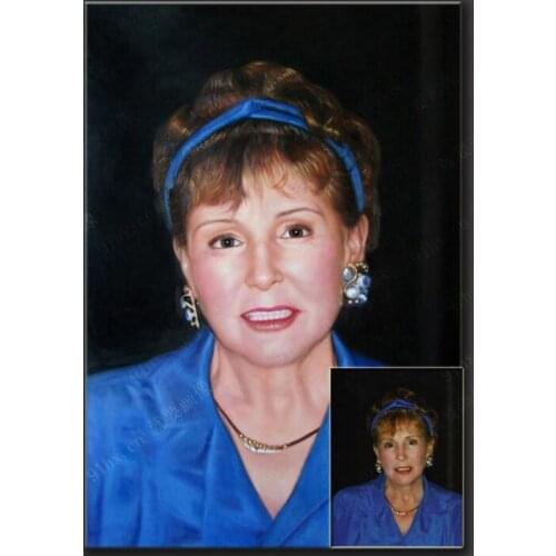 TOP ART # customize service custom lover wife mother grandmother oil painting--hand painted 24x36 inch- best present