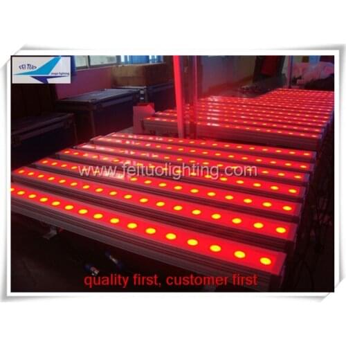Outdoor linear bar 18x3w rgb IP 65 led wall washer bar lighting dj light