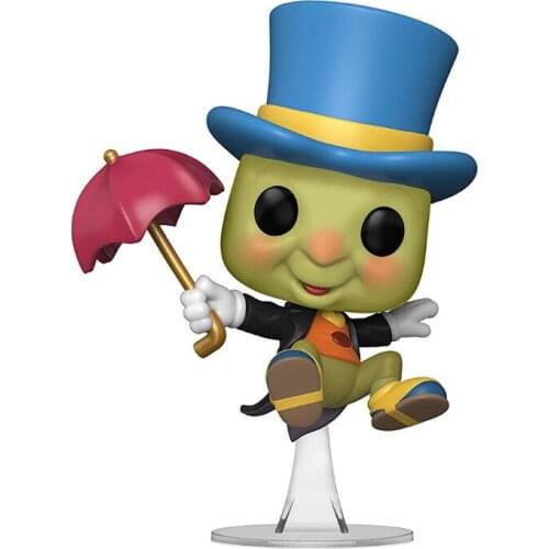 DISNEY Anime Pinocchio Vinyl Figure #980 Jiminy Cricket Action Figure Toys Kids Gifts Car Decoration Toys Gifts for Kids Girls