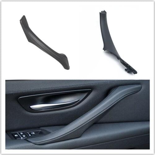 Car Inner Handle Interior Door Panel Pull Trim Cover Rear Handle Shell Left/Right for BMW F10 F18 5 Series 520i 523i 525i 528i