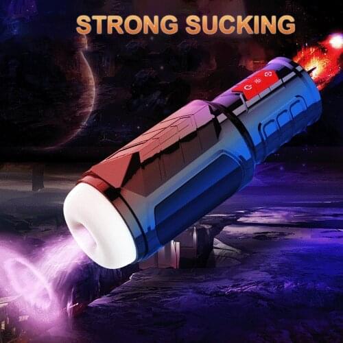 USB Charging Male Masturbation Cup With 7*7 Adjustable Modes Intelligent Voice Aircraft Cup Sex Toys For Men Masturbator