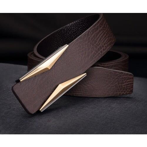2021 High Quality Luxury Brand Mens And Womens Belts Fashionable Brown Design Buckle Belt, Gorgeous High Definition Leal Belt