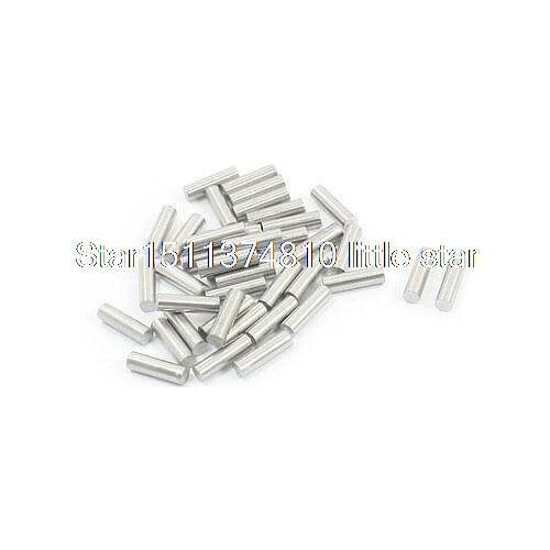 40pcs 10mm x 3mm Stainless Steel DIY Toy Model Drive Connecting Rod
