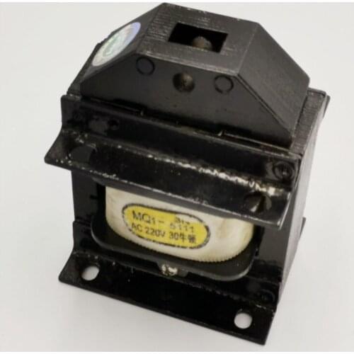 AC220V110V MQ1-3N 25mm Stroke 30N Force AC Tractive Magnet Solenoid Electromagnet