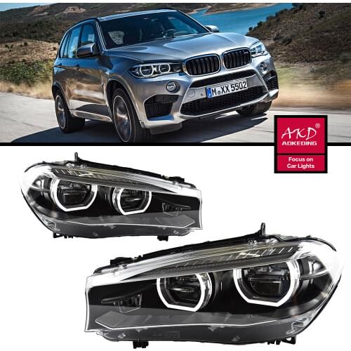 1 PCS Car Lights Parts For BMW F15 X5 F16 X6 2013-2019 Head lamps LED Headlight LED Dual Projector FACELIFT