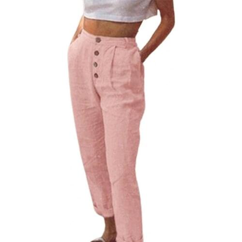 Womens summer Capris Pants Fashion Plus Size 3XL trousers Women High Waist Slim Harem Pants Women Casual Pants For women