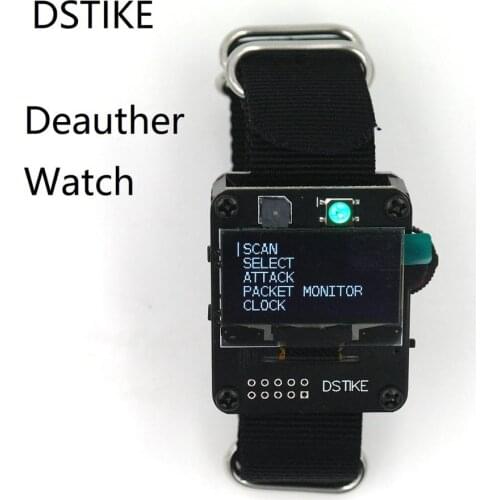DSTIKE Deauther Watch ESP8266 Development Board Deauther Wristband Wifi Deauth with TPU Parts