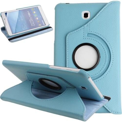 Funda For Samsung Galaxy Tab 4 7.0 T230 T235 SM t231 Cover For Samsung Tab 4 7.0" 360 Rotating Folio Flip Stand Pu Leather Cases
