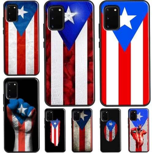 Puerto Rico Flag For Samsung Galaxy S21 Ultra S20 FE Note 20 Ultra Note 10 Plus S8 S9 S10 Plus Phone Case