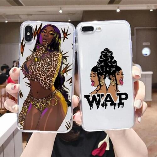 Megan Thee Stallion Phone Case For Huawei P Mate P10 P20 P30 P40 10 20 Smart Z Pro Lite 2019 transparent 3D waterproof luxury