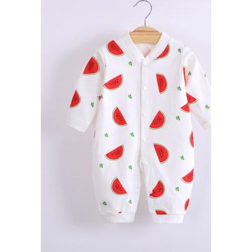 Spring Autumn Baby Romper for Boys Girls Casual Cotton Long Sleeve Floral Print Jumpsuit Infant Clothing Newborn Baby Clothes
