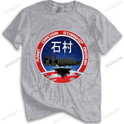 Mens summer cotton tshirt VINTAGE PLANET CRACKER STARSHIP ISHIMURA Gamer Dead Space unisex t-shirt teenagers cool tops