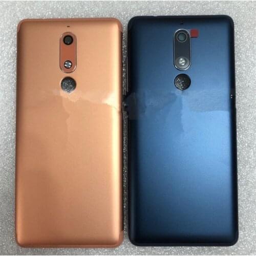 Nokia5.1 Original Housing For Nokia 5.1 NK Battery Cover Repair Replace Back Door Phone Rear Case + Logo