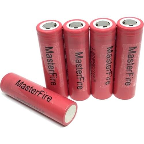 MasterFire Original ICR18650 HE2 2500mah 18650 3.6V 30A discharge High Drain Rechargeable Battery Lithium Batteries Cell