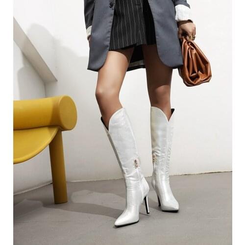 Sexy thin super boots pink boots pointed thin heel elastic over the knee boots large 44 45 46 47 48