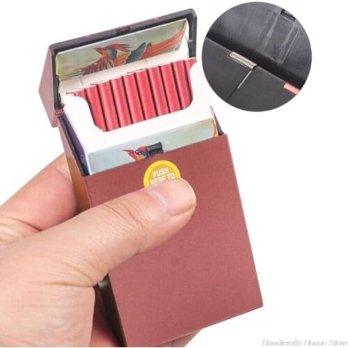 Plastic Cigarette Case Dispenser Tobacco Container Cigarettes Storage Box Holder Smoking S03 21 Dropshipping