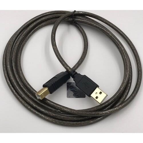 Gold Plated USB2.0 Print Cable Data Tansfer Male to Male For Cannon Lexmark EPSON Dell Printer Scanner 2M/3M/5M/8M/10M 1Pcs