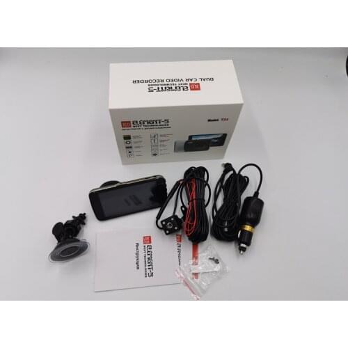 Suction Cup Type Double recording 4 Inch 1080P Car Dash Camera 170 Degree Dashcam Car DVR Camera Recorder With Reversing Input