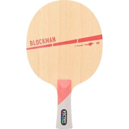 TSP VICTAS BLOCKMAN defensive Table tennis Racket chop wood ping pong Blade super light