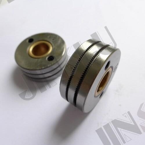 30x10x12mm Roller 2 PCS 1.2-1.6mm Knurled Groove for 76ZY-02AV Mig Wire Feeder Motor Feeding Machine SALE1