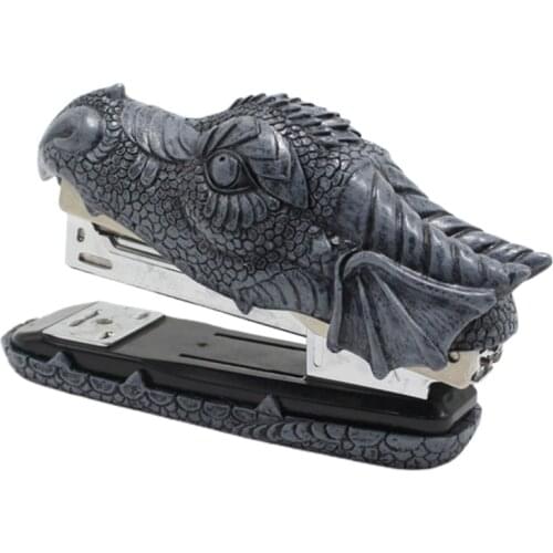 Dragon Head Stapler Resin Stapler Office Desktop Staples Artificial Stone Resin