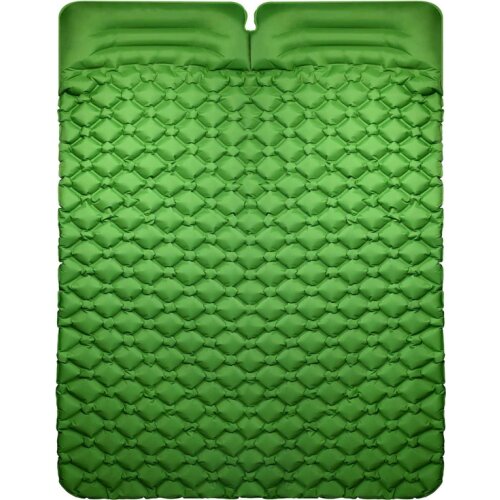 Ultralight Double Sleeping Pad for Camping with 2 Pillows Comfort Sleeping Portable Pad for Tent Backpacking Hiking