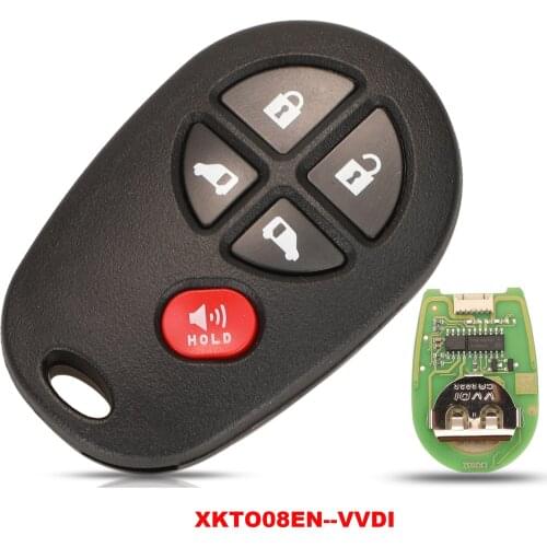 XHORSE jingyuqin XKTO08EN Wire Universal Remote Key 5 Buttons for VVDI Key Tool English Version