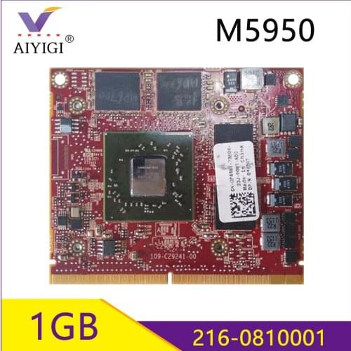 FirePro M5950 GDDR5 1GB Video Graphics Card 216-0810001 With X-Bracket HD6770 HD6770M For Dell M4600 M4700 6700M 100% Test OK