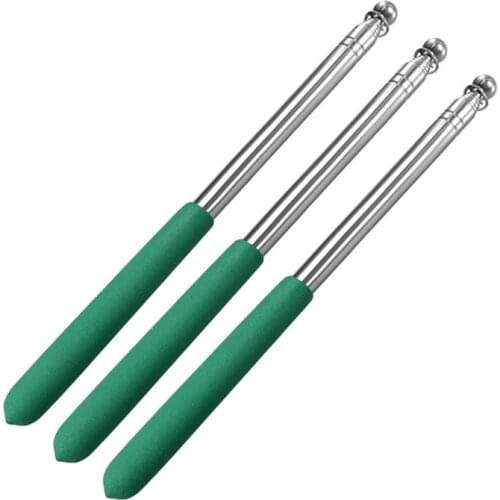 Stainless Steel Extendable Pole 1.6M Portable Handheld Flag Pole Telescopic Pointer for Presentations Tour Guide Banner