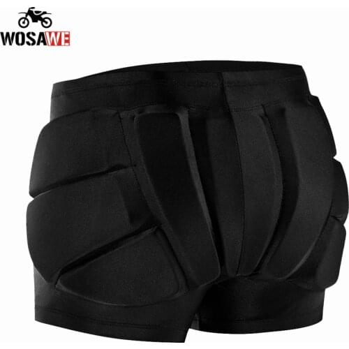 WOSAWE Motorcycle hip protection Shorts Racing Motocross Hip Pads Protection Skateboard Snowboard Skiing Hip Protective shorts