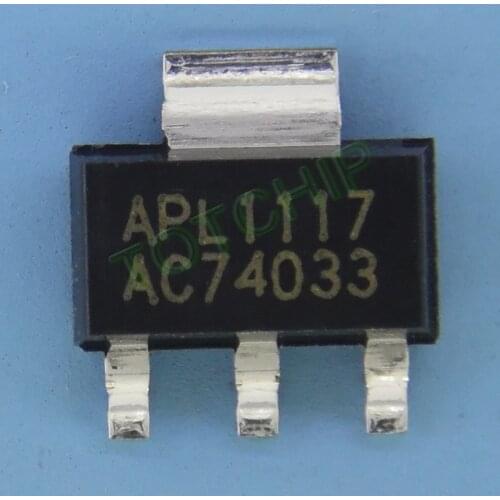10pcs APL1117-33VC SOT223 Regulator 3.3V