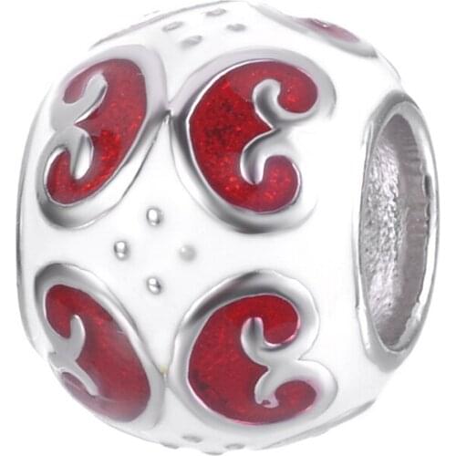 2018 Nice Round Charm 100% 925 Sterling Silver Charms Beads Jewelry Making For Women Gift Authentic Silver