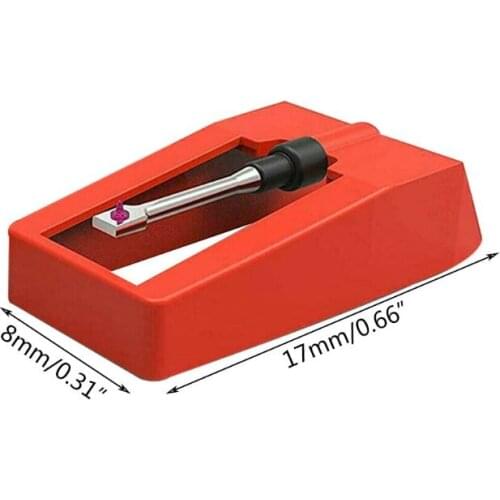 5PCS Replaced Aluminum Record Player Needle Stylus for Turntable Repair Parts