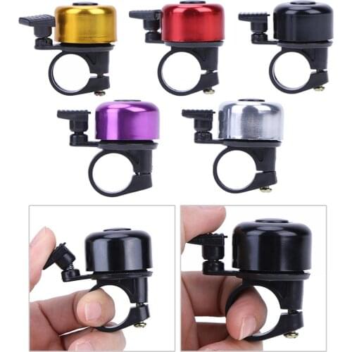 Aluminum Alloy Handlebar Horn Colorful mini Outdoor Cycling Bell Alarm Mountain Bike Less than 2.5cm Ring Bicycle Accessories
