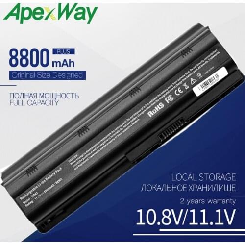 ApexWay 12Cells 8800mAh CQ32 CQ42 Laptop Battery For HP Compaq 593553-001 593554-001 Presario Envy 15-1100 Pavilion DM4