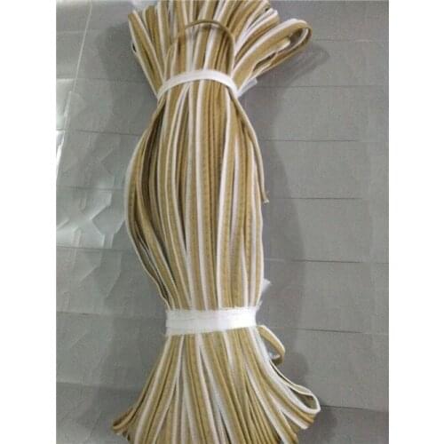 Free Shipping by mail :1cm width*100m lengthFluorescent yellow reflective piping made of reflective fabric