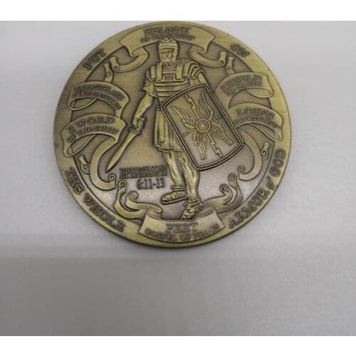 Bronze Peace Knight Coin Souvenir Collection Gifts Coin